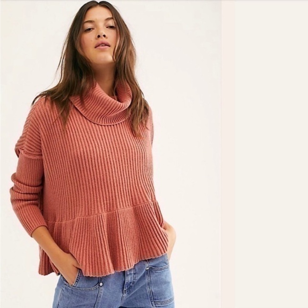 Free People Layer Cake Turtleneck Sweater